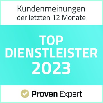 ProvenExpert Top Dienstleister 2023